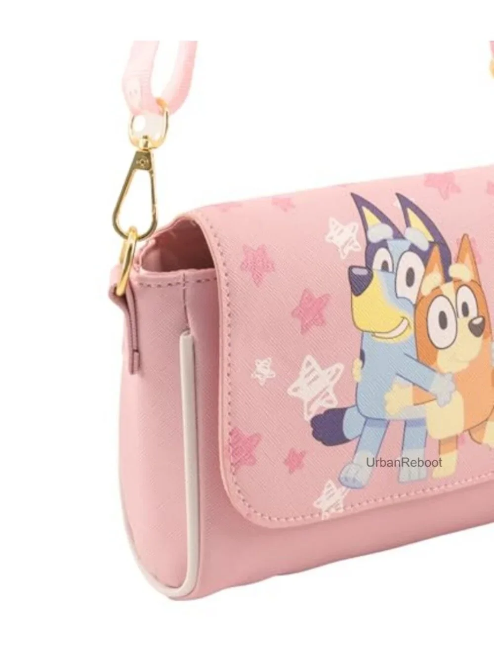 Bluey Crossbody Purse Kids Mini Handbag Adjustable Strap Magnetic Flap